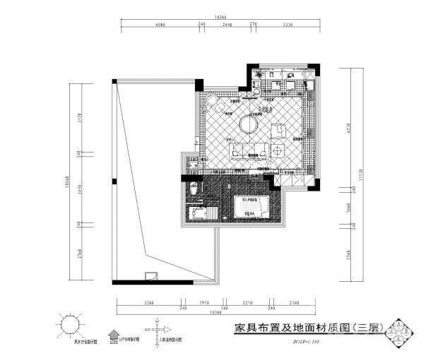 翡翠城装修，顶跃装修效果图，龙发装饰公司，跃层装修效果图