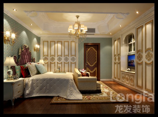 成都家装设计公司，成都龙发装饰公司，成都装修公司，法式风格装修