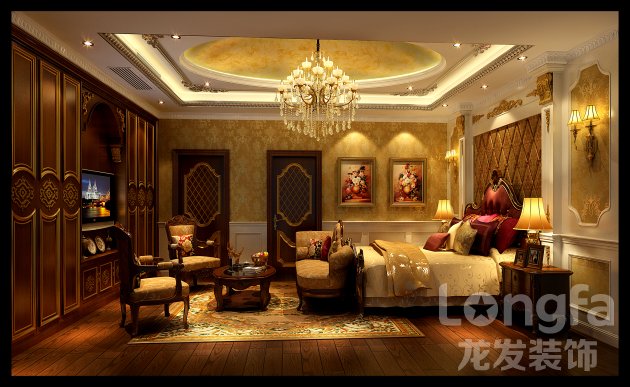 法式风格装修，成都装修公司，鹭湖宫别墅装修，400平米别墅装修，成都别墅装修设计