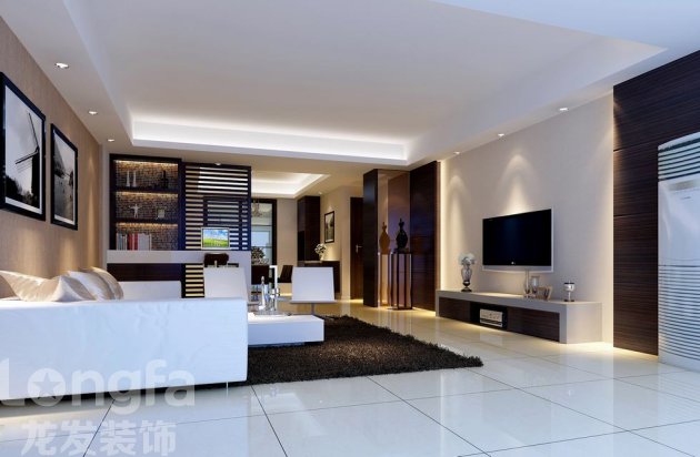 现代风格装修，成都装修公司，成都龙发装饰公司